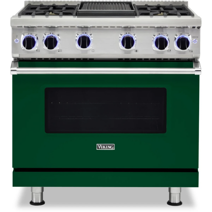Viking® 7 Series 36" Stainless Steel Pro Style Range VGR73624GSS