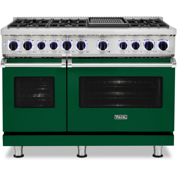 Viking® 7 Series 48" Stainless Steel Pro Style Dual Fuel Range VDR74826GSS