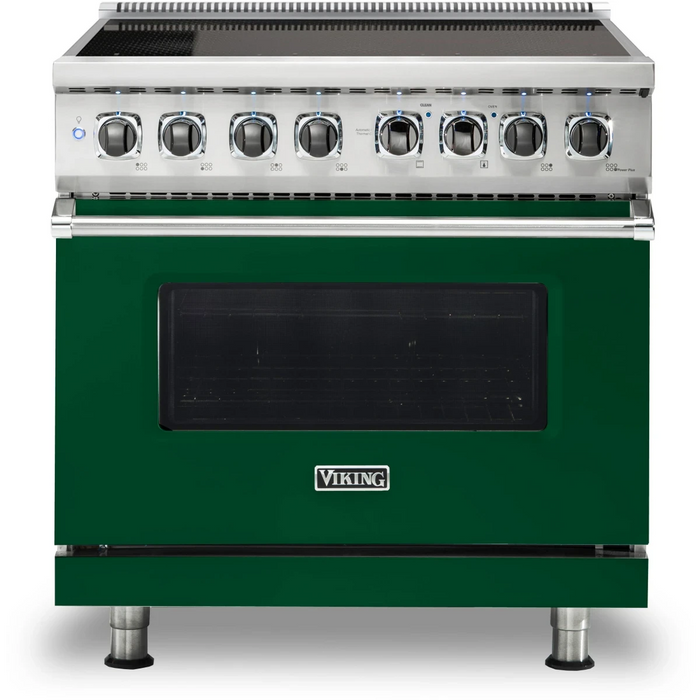 Viking® 5 Series 36" Stainless Steel Pro Style Induction Range VIR53626BSS