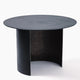 Industrial Round Steel Side Table - Minimalist Contemporary Design