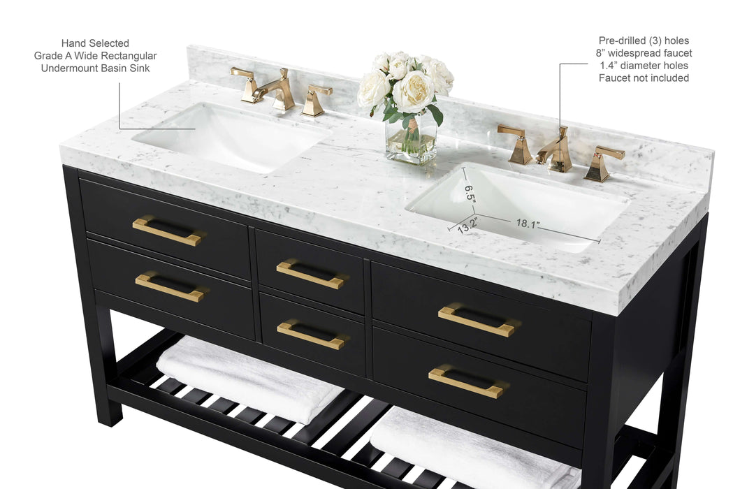 Elizabeth 60" Bath Vanity Set