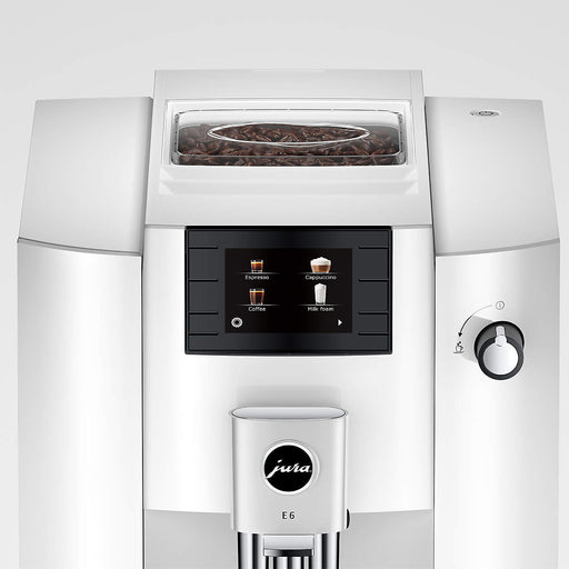 JURA ® E6 Piano White Espresso Machine 496859 - Farmhouse Kitchen and Bath