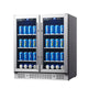 30-Inch Dual-Zone Beverage Refrigerator