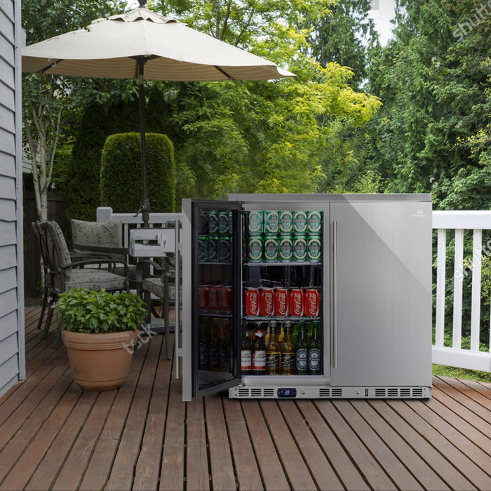 36-Inch Outdoor Beverage Refrigerator