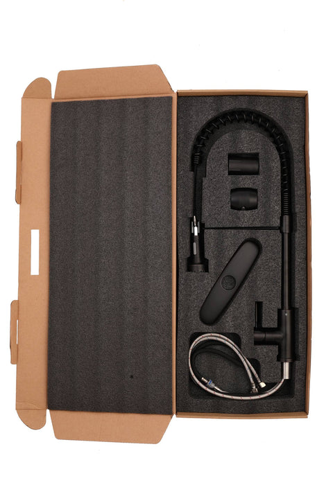 Oil Bronze High Arc Kitchen Sink Faucet with Pull Down Spray and Deck Plate