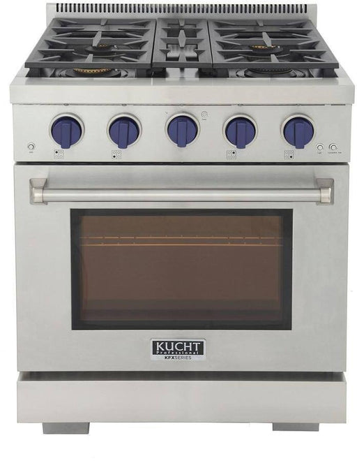 KUCHT 30 Inch Natural Gas, All Gas Freestanding Range in Stainless Steel KFX300-B - Farmhouse Kitchen and Bath