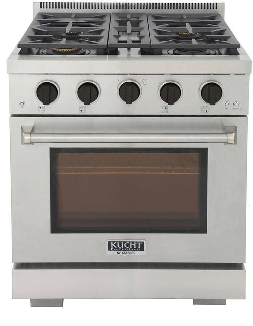 KUCHT 30 Inch Natural Gas, All Gas Freestanding Range in Stainless Steel  KFX300-K - Farmhouse Kitchen and Bath