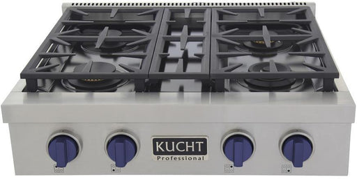 KUCHT 30 Inch Gas Sealed Burner Rangetop KFX309T-B - Farmhouse Kitchen and Bath