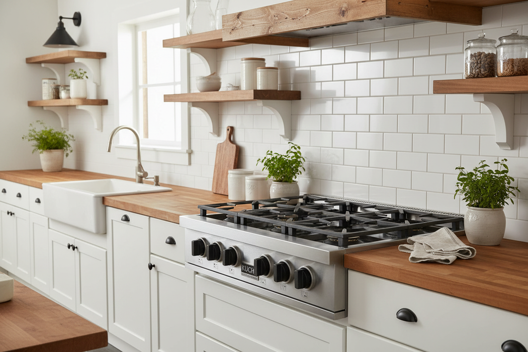 Kucht 36" Stainless Propane Cooktop-KFX369T/LP-K