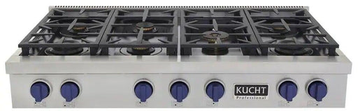 KUCHT 48" Inch Gas Sealed Burner Rangetop, KFX489T-B - Farmhouse Kitchen and Bath