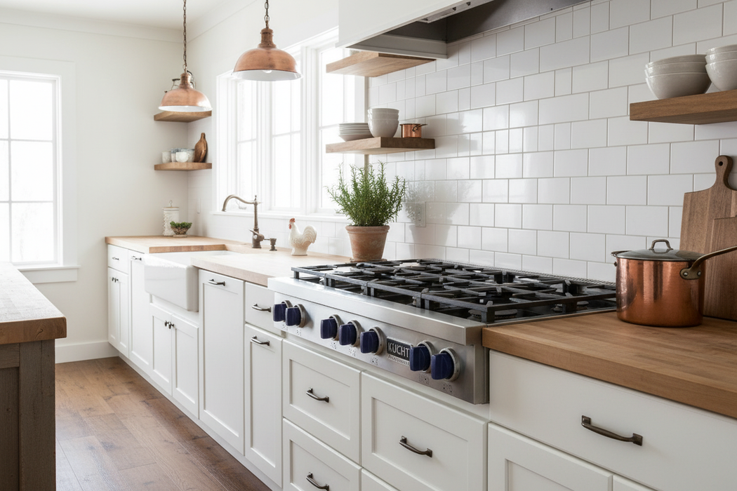 Kucht 48" Stainless Propane Cooktop, KFX489T/LP-B