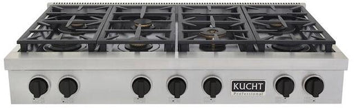 KUCHT 48" Inch Gas Sealed Burner Rangetop, KFX489T-K - Farmhouse Kitchen and Bath