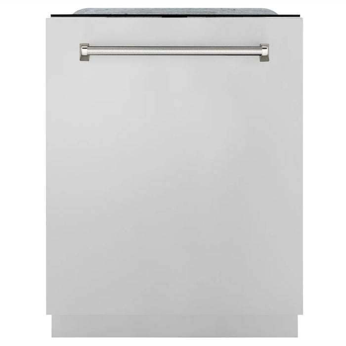 ZLINE Autograph Edition 24" Monument Series Dishwasher, Stainless Steel, Helix Handle DWMTZ-30424-KCB