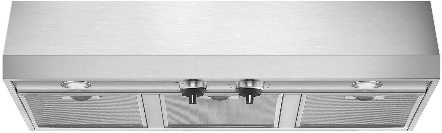 Smeg 36" Pro Style Under Cabinet Ducted Hood, 600 CFM, Halogen Lights, Aluminum Mesh Filters, Stainless Steel, KUC36X SMEG