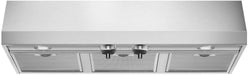 Smeg 36" Pro Style Under Cabinet Ducted Hood, 600 CFM, Halogen Lights, Aluminum Mesh Filters, Stainless Steel, KUC36X SMEG