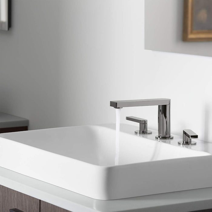 Kohler ® Composed ® Widespread Titanium Bathroom Sink Faucet 615020