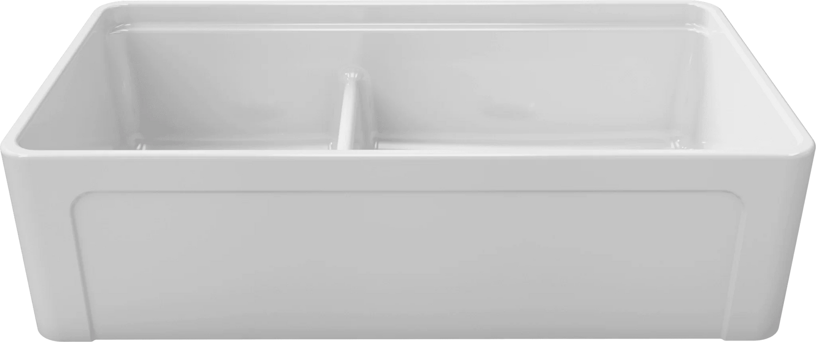 LaToscana 36 Fireclay Sink Reversible Double Bowl LDL3619W