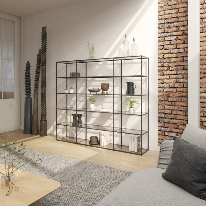 Customize Your Shelving System - Modern Storage with Flexible Design LIUM Decorative Shelving Unit Step L 4x4