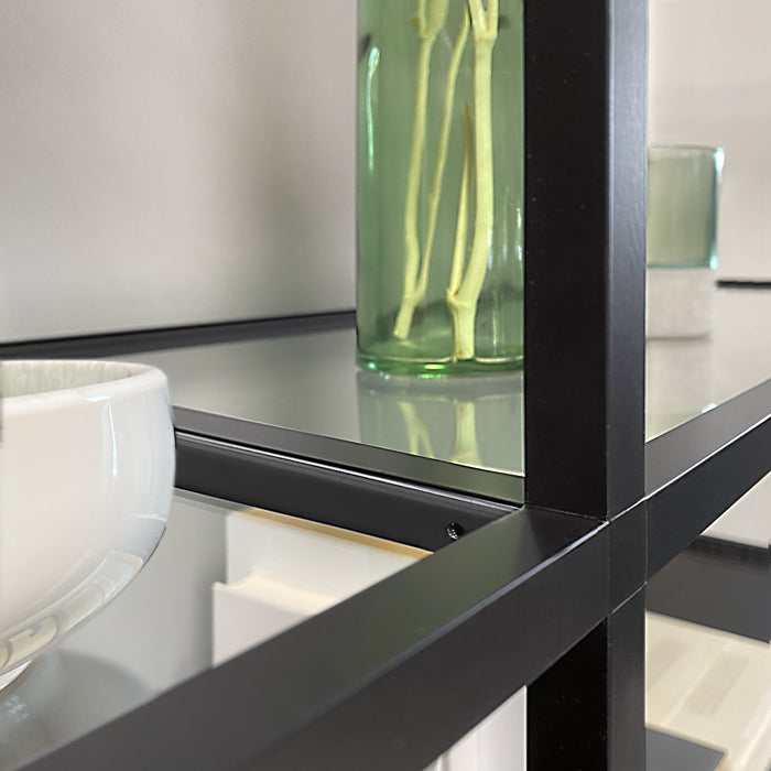 Bookshelf Shelving Unit - Modern Display Storage with Custom Shelves  LIUM Decorative Shelving Unit Combo 3x4/1