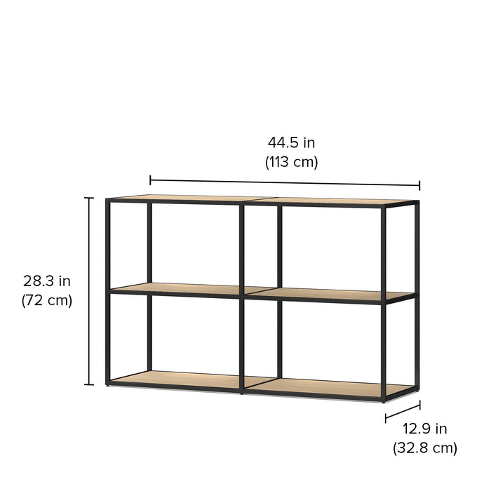 Freestanding Shelves - Modern Storage System with Custom Design & German Engineering LIUM Decorative Shelving Unit L 2x2