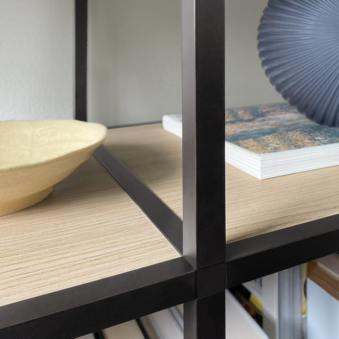 Customize Your Shelving System - Modern Storage with Flexible Design LIUM Decorative Shelving Unit Step L 4x4