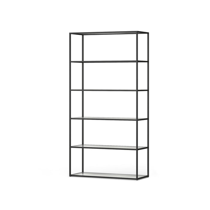 Bookshelf System - Modern Display Storage with Custom Shelves & German Engineering LIUM Decorative Shelving Unit XL 1x5