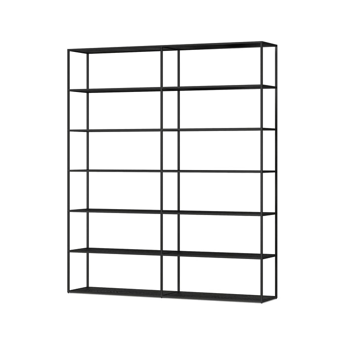 Freestanding Bookshelf System - Modern Display Storage with Custom Shelves LIUM Decorative Shelving Unit XL 2x6