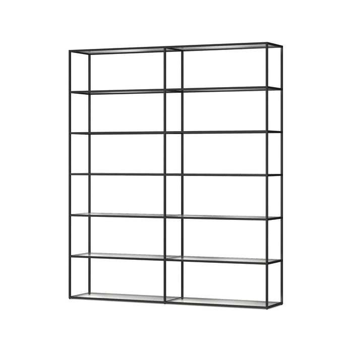 Freestanding Bookshelf System - Modern Display Storage with Custom Shelves LIUM Decorative Shelving Unit XL 2x6