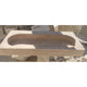 Light Travertine Natural Stone Rectangular Bathroom Vessel Sink 48 x 22 Inches