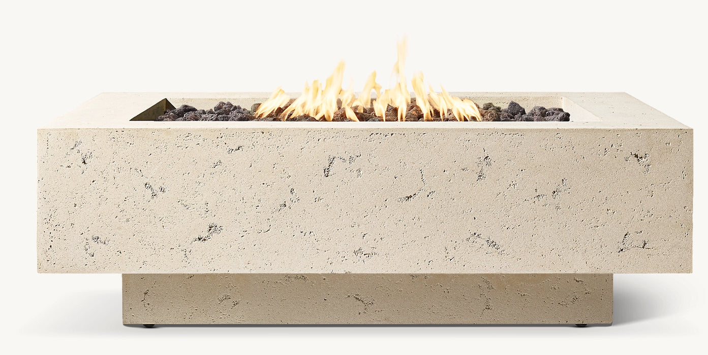 Ixtapa Square Plinth Fire Table