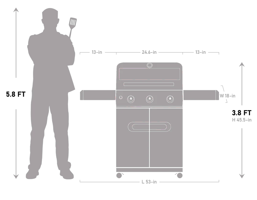 Mesa 325 | Black Propane Gas Grill