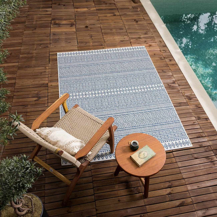 Madras Green All Over Performance Rug