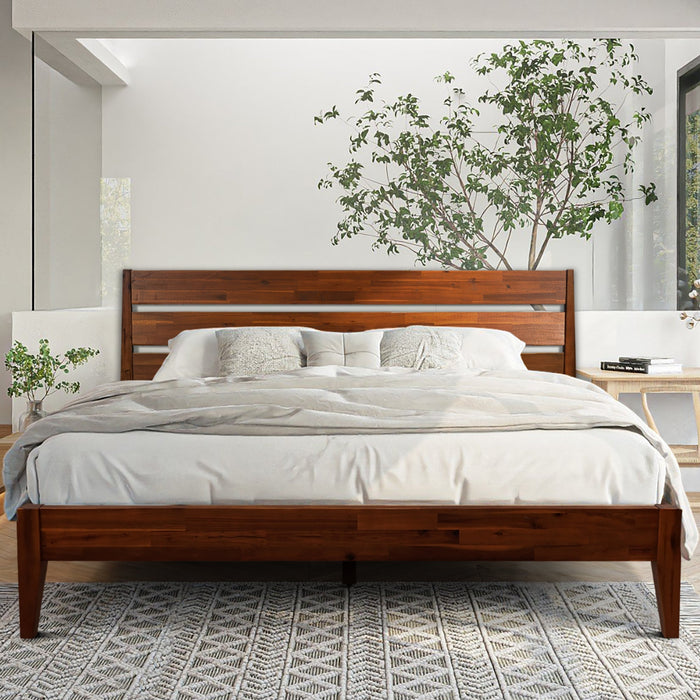 Acacia Emery Solid Wood Bed Frame