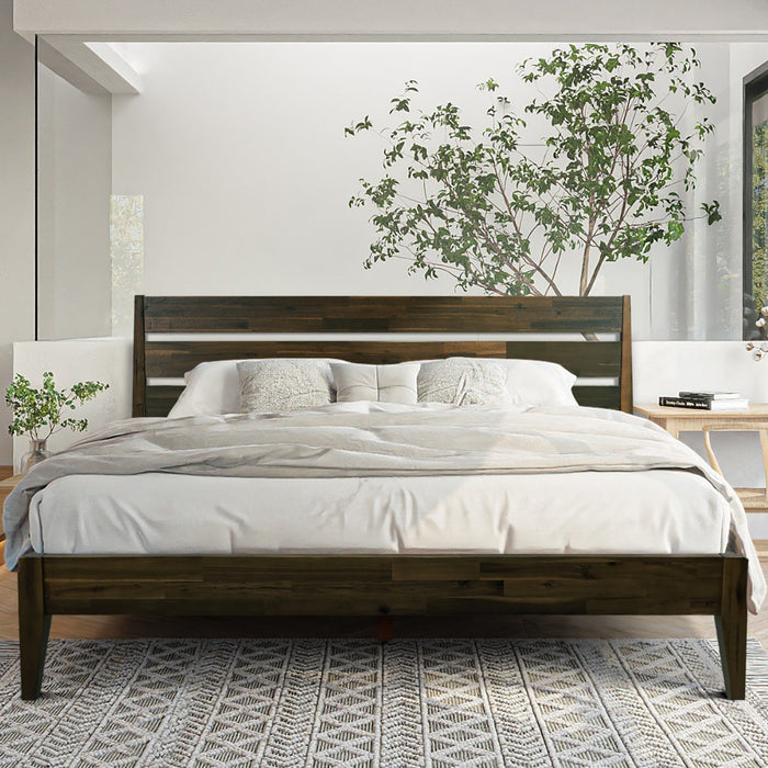 Acacia Emery Solid Wood Bed Frame