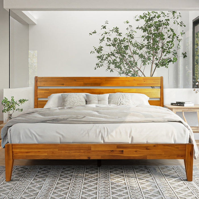 Acacia Emery Solid Wood Bed Frame