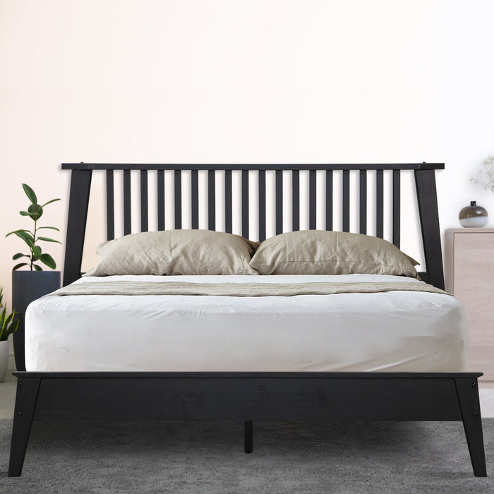 Acacia Kaylin Deluxe Wood Platform Bed Frame