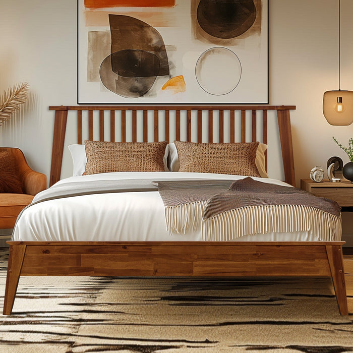Acacia Kaylin Solid Wood Bed Frame