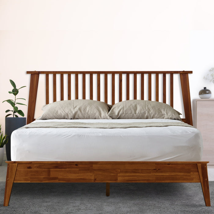 Acacia Kaylin Deluxe Wood Platform Bed Frame