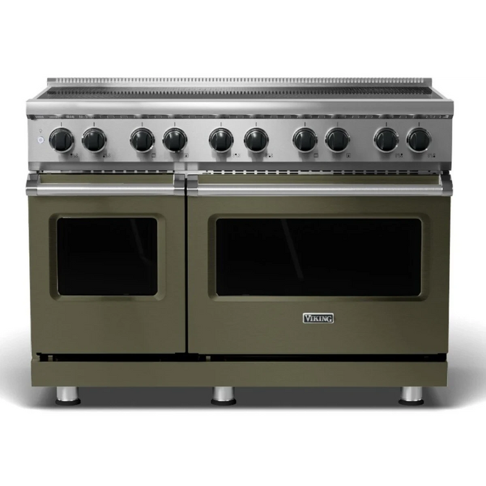 Viking® 5 Series 48" Stainless Steel Pro Style Induction Range VIR54836BSS