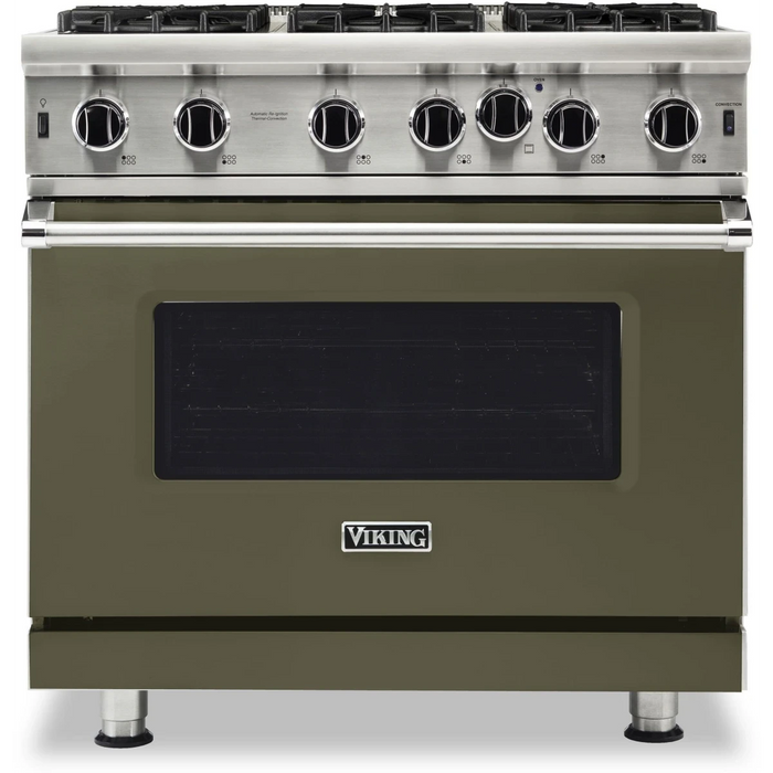 Viking® 5 Series 36" Stainless Steel Pro Style Range VGIC53626BSS