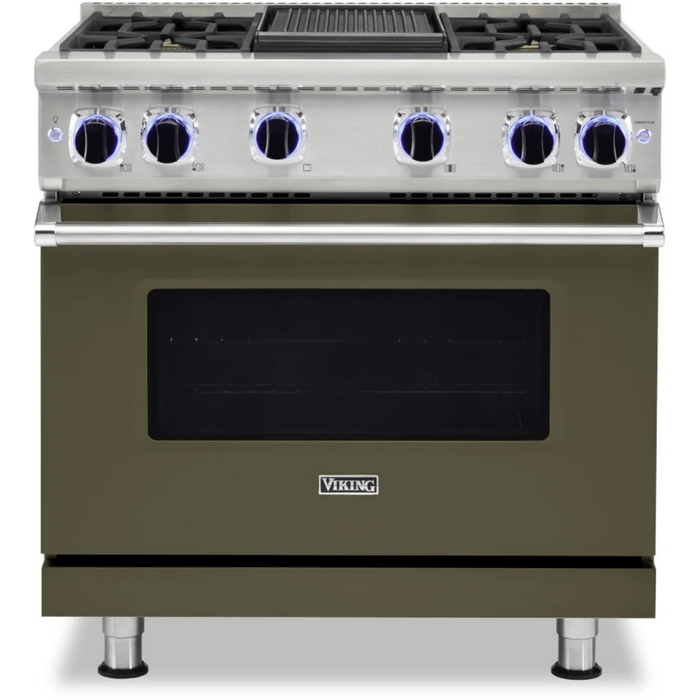 Viking® 7 Series 36" Stainless Steel Pro Style Range VGR73624GSS