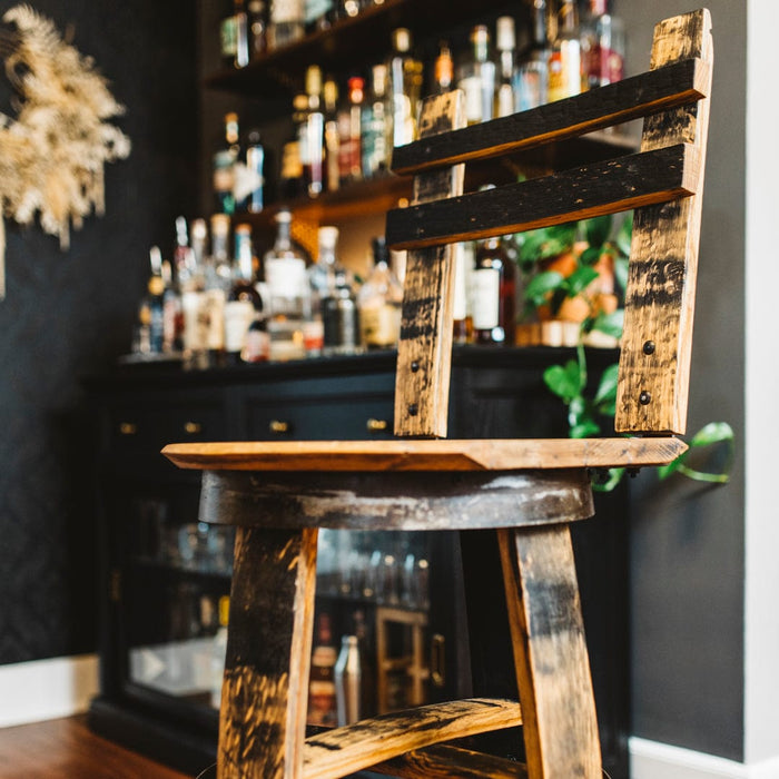 125 PROOF Bar Stool with Swivel Seat