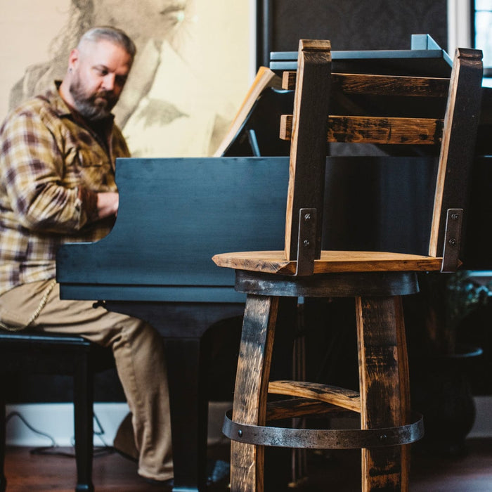 125 PROOF Bar Stool with Swivel Seat