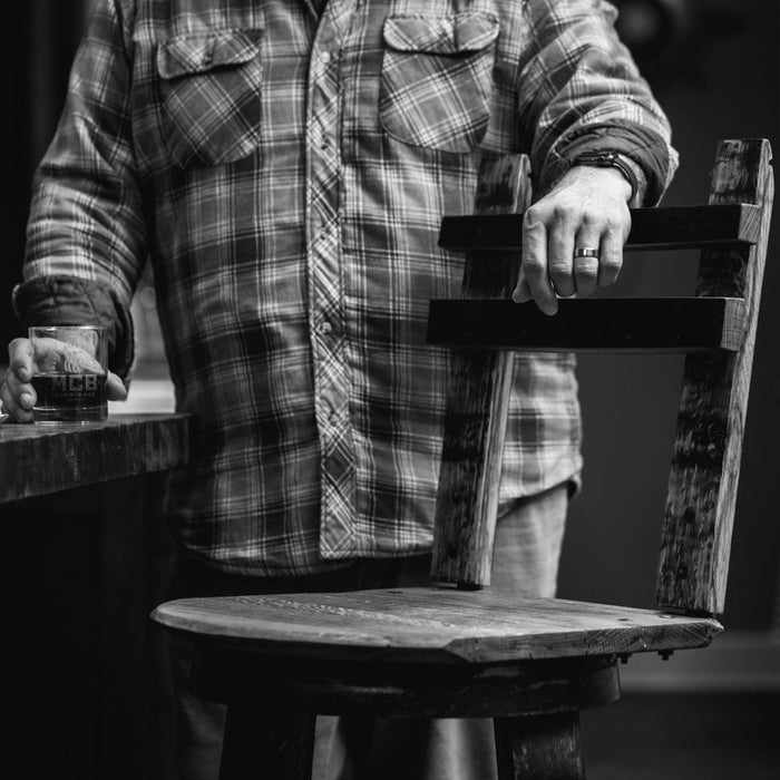 125 PROOF Bar Stool with Swivel Seat