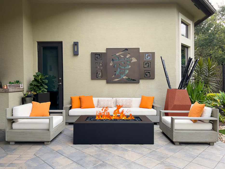 Rectangular Steel Fire Pit - FREE SHIPPING!