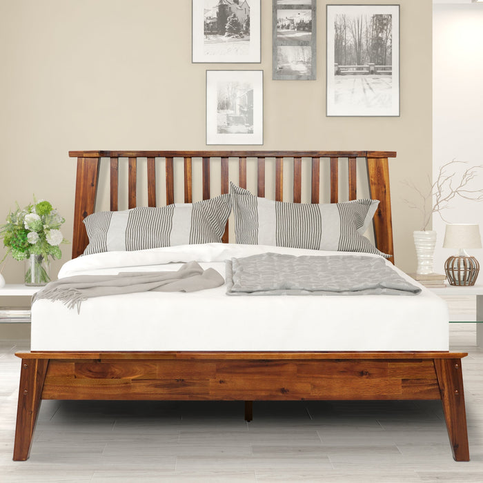Acacia Kaylin Deluxe Wood Platform Bed Frame