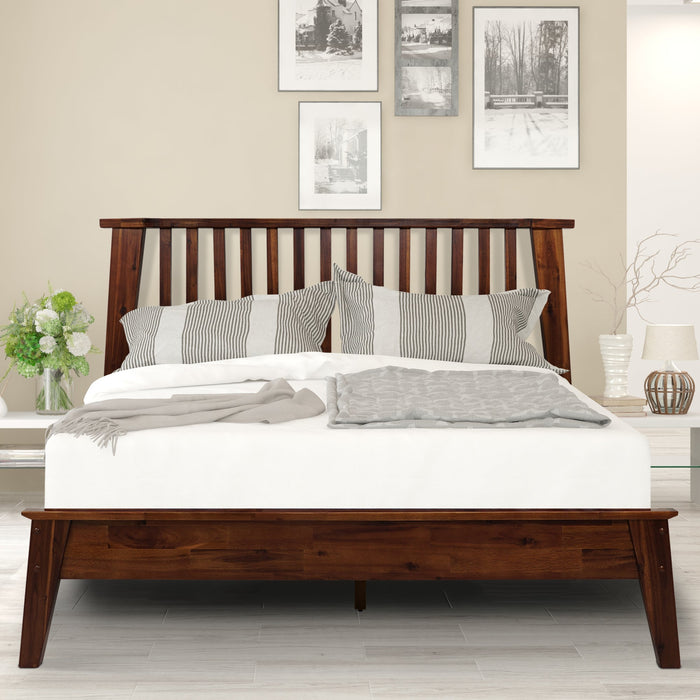Acacia Kaylin Deluxe Wood Platform Bed Frame