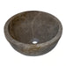 Maya Grey Marble drop in self rimming polished sink D16 H6 SKU-YEDSIM02 product shot angle view