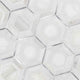 Medici Silver Pattern 10.83" x 12.44" Stone Metal Blend Mesh-Mounted Mosaic Tile - MSI Collection