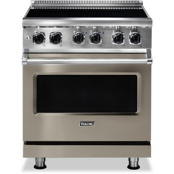 Viking® 5 Series 30" Stainless Steel Pro Style Induction Range VIR53024BSS